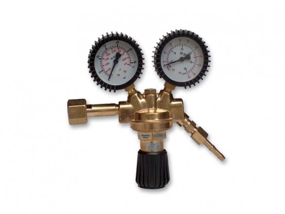 Sherman RB-CO2 Reducer CO2/Argon, cylinder thread 3/4 Sherman RB-CO2 Reducer CO2/Argon, cylinder thread 3/4