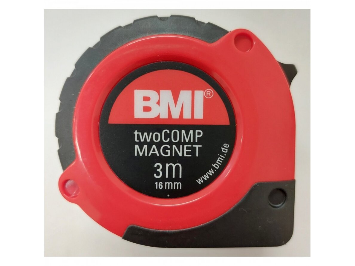 Ruletė BMI twoCOMP su magnetu (3 m) Ruletė BMI twoCOMP su magnetu (3 m)