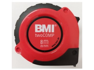 Ruletė BMI twoCOMP su magnetu (8 m) Ruletė BMI twoCOMP su magnetu (8 m)