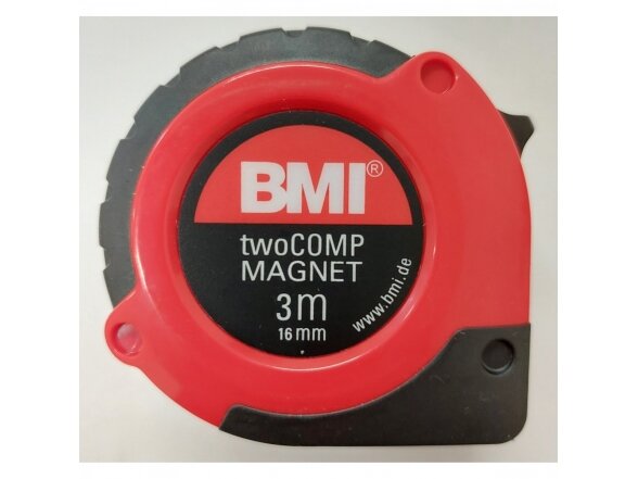 Ruletė BMI twoCOMP su magnetu (3 m) Ruletė BMI twoCOMP su magnetu (3 m)