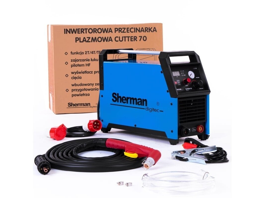Sherman CUTTER 70 Plasma Cutting Machine, 65A, 400V, 23mm