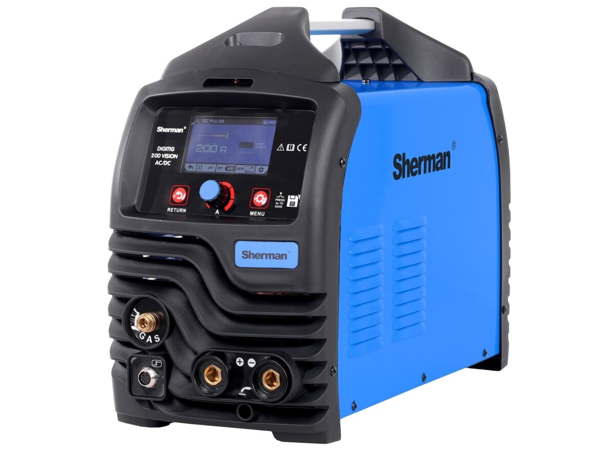 Сварочный аппарат Sherman DIGITIG 200 VISION AC/DC, 200A, 230V