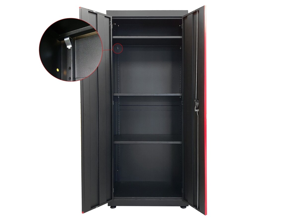 Sherman tool cabinet on casters with workbench, 14 elements 23 Sherman tool cabinet on casters with workbench, 14 elements 23