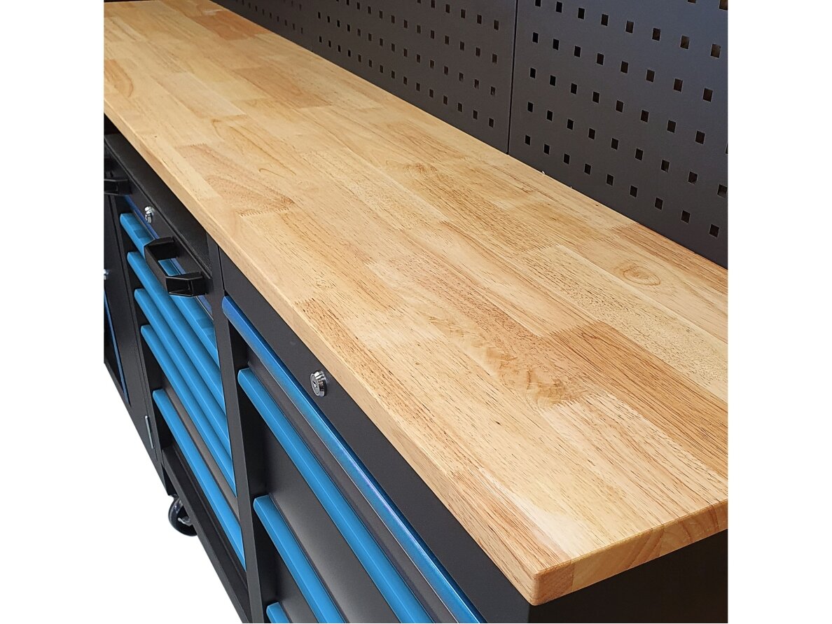 Sherman tool cabinet on casters with workbench, 14 elements 17 Sherman tool cabinet on casters with workbench, 14 elements 17