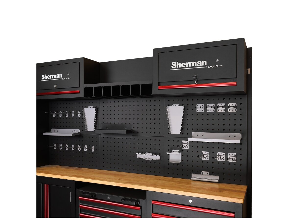 Sherman tool cabinet on casters with workbench, 14 elements 4 Sherman tool cabinet on casters with workbench, 14 elements 4