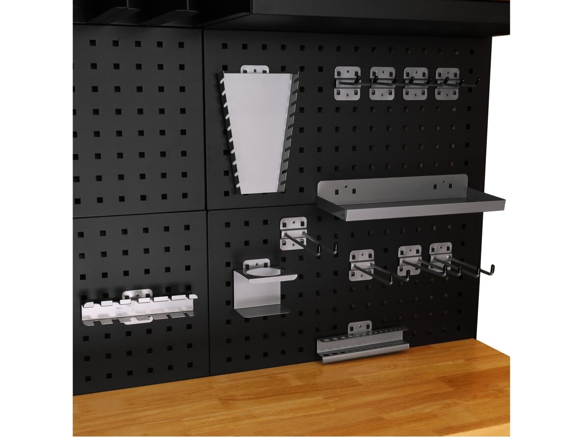 Sherman tool cabinet on casters with workbench, 14 elements 20