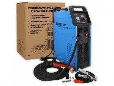 Sherman CUTTER 50K Plasma Cutting Machine with Compressor, 45A, 230V, 12mm Sherman CUTTER 50K Plasma Cutting Machine with Compressor, 45A, 230V, 12mm