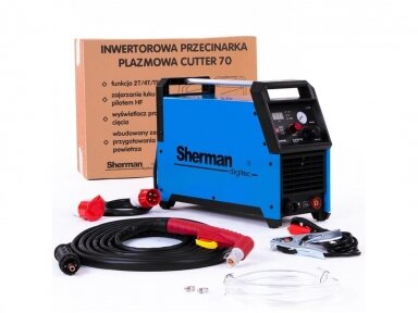 Sherman CUTTER 70 Plasma Cutting Machine, 65A, 400V, 23mm Sherman CUTTER 70 Plasma Cutting Machine, 65A, 400V, 23mm