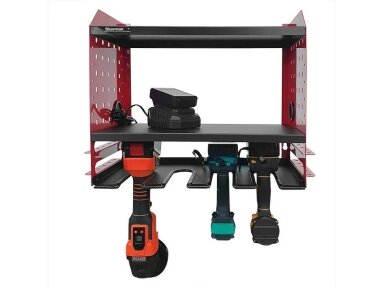 Sherman workshop shelf for power tools