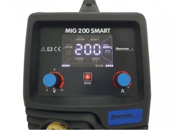 Sherman komplektas - suvirinimo pusautomatis MIG 200 SMART, 200A, 230V 3