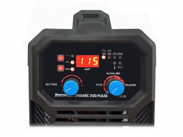 Sherman DIGIARC 200 Pulse Suvirinimo aparatas MMA, 200A, 230V 1 Sherman DIGIARC 200 Pulse Suvirinimo aparatas MMA, 200A, 230V 1
