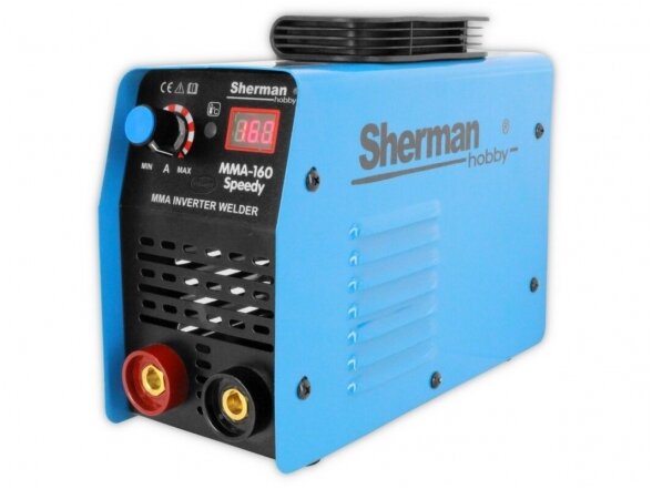 Sherman MMA 160 Speedy suvirinimo aparatas, 140A, 230V Sherman MMA 160 Speedy suvirinimo aparatas, 140A, 230V