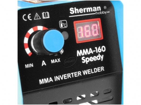 Sherman MMA 160 Speedy suvirinimo aparatas, 140A, 230V 2