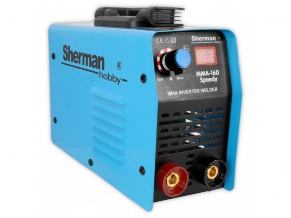 Sherman MMA 160 Speedy suvirinimo aparatas, 140A, 230V 4 Sherman MMA 160 Speedy suvirinimo aparatas, 140A, 230V 4