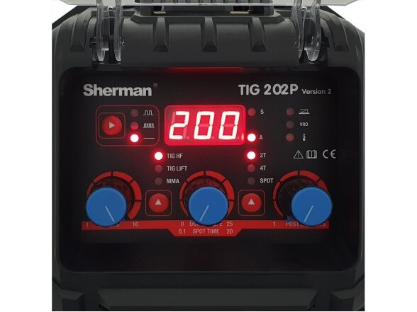 Sherman TIG 202P inverter welding machine, 200A, 230V 5 Sherman TIG 202P inverter welding machine, 200A, 230V 5