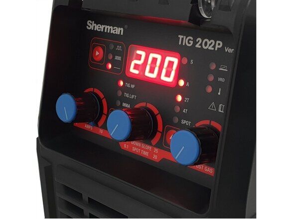 Sherman TIG 202P inverter welding machine, 200A, 230V 6 Sherman TIG 202P inverter welding machine, 200A, 230V 6