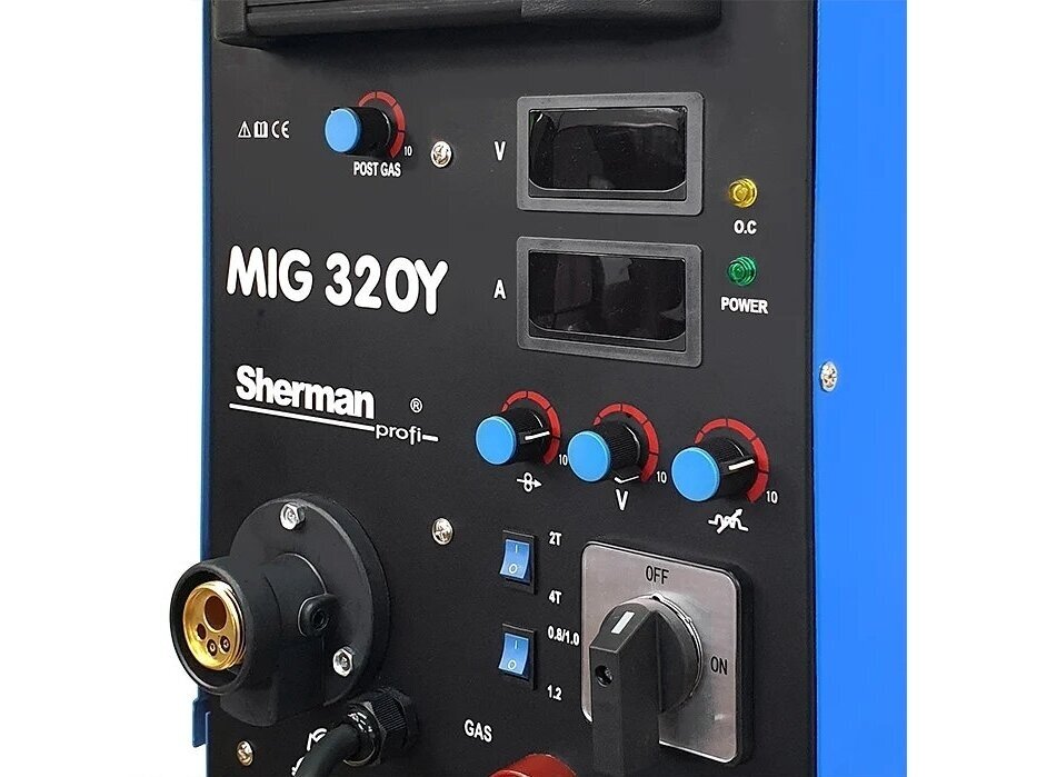 Сварочный полуавтомат Sherman MIG 320Y/4R, 320A, 400V 2 Сварочный полуавтомат Sherman MIG 320Y/4R, 320A, 400V 2