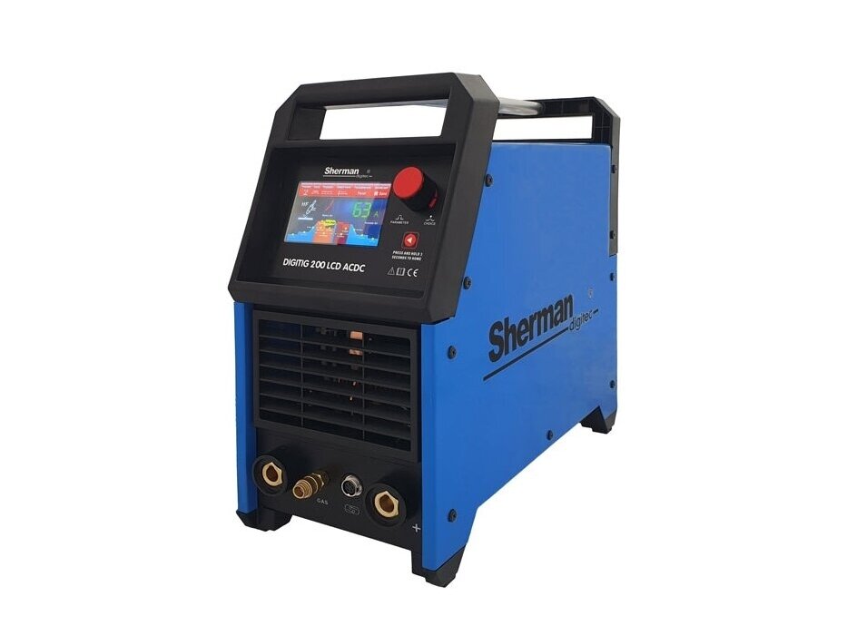 Sherman DIGITIG 200 LCD AC/DC Welding Machine, 200A, 230V Sherman DIGITIG 200 LCD AC/DC Welding Machine, 200A, 230V