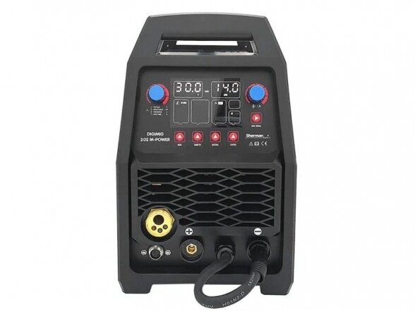 Synergic Inverter Welding Machine Sherman DIGIMIG 202 M-POWER, 200A, 230V 1