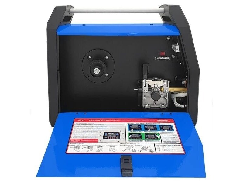 Synergic Inverter Welding Machine Sherman DIGIMIG 202 M-POWER, 200A, 230V 6 Synergic Inverter Welding Machine Sherman DIGIMIG 202 M-POWER, 200A, 230V 6