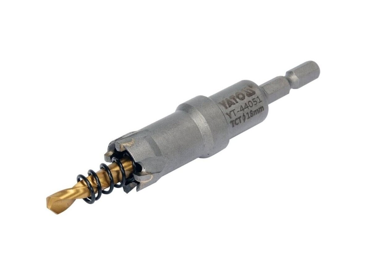 Skylių pjūklas / grąžtas metalui TCT, 18 mm 1 Skylių pjūklas / grąžtas metalui TCT, 18 mm 1