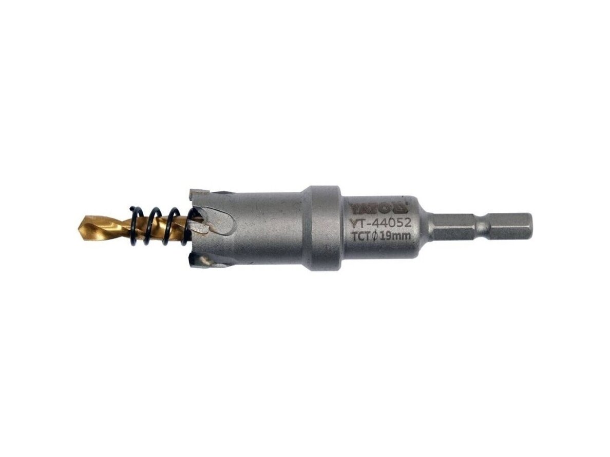 Skylių pjūklas / grąžtas metalui TCT, 19 mm Skylių pjūklas / grąžtas metalui TCT, 19 mm