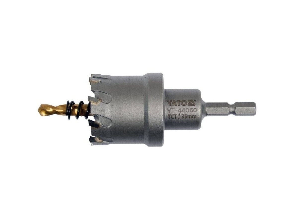 TCT hole saw / metal drill bit, 35 mm