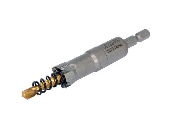 Skylių pjūklas / grąžtas metalui TCT, 16 mm 1 Skylių pjūklas / grąžtas metalui TCT, 16 mm 1