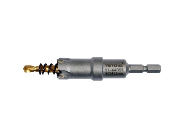 Skylių pjūklas / grąžtas metalui TCT, 18 mm Skylių pjūklas / grąžtas metalui TCT, 18 mm