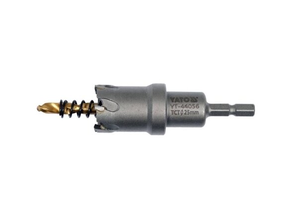 Skylių pjūklas / grąžtas metalui TCT, 25 mm Skylių pjūklas / grąžtas metalui TCT, 25 mm