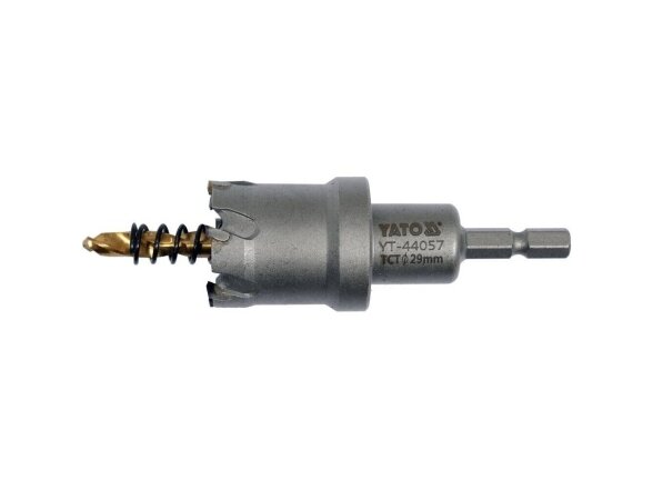 Skylių pjūklas / grąžtas metalui TCT, 29 mm Skylių pjūklas / grąžtas metalui TCT, 29 mm