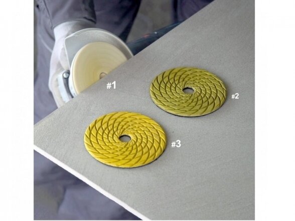 Šlifavimo ir poliravimo padukas-diskas plytelėms Baumesser Coolpad #1 #2 #3, Ø100mm 5