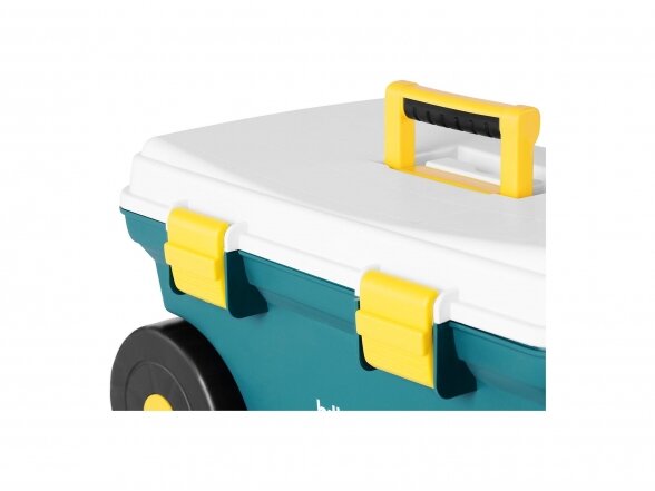 Garden Stool - storage box – up to 80 kg, Hillvert HT-RUNDLE-9 2