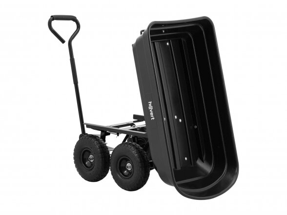 Sodo vežimėlis, pakreipiamas - 300 kg - 75 l, Hillvert HT-Q.BASS-300B 2 Sodo vežimėlis, pakreipiamas - 300 kg - 75 l, Hillvert HT-Q.BASS-300B 2