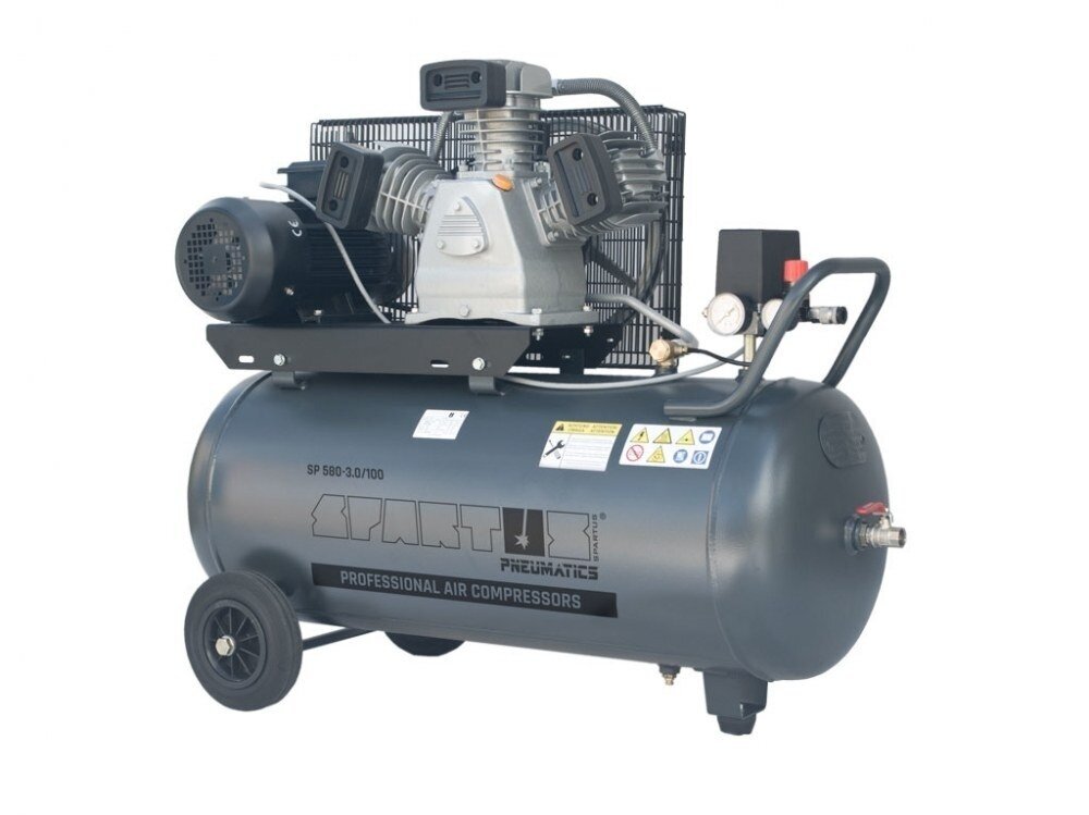 Компрессор поршневой Spartus SP 580-3.0/100, 100л, 400V