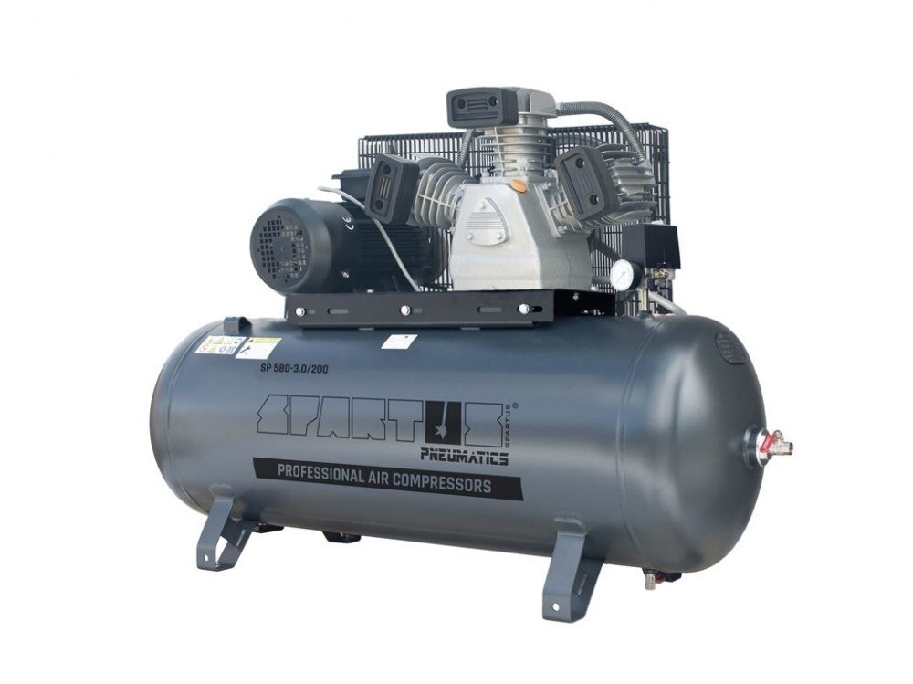 Spartus piston compressor SP 580-3.0/200, 200l, 400V Spartus piston compressor SP 580-3.0/200, 200l, 400V