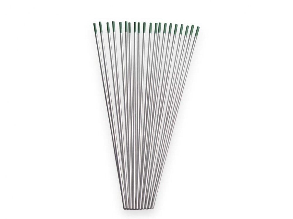 Spartus tungsten electrode (WP green), 175mm Spartus tungsten electrode (WP green), 175mm