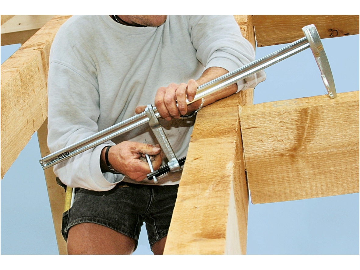Bessey spaustuvas gegnėms ir sijoms SPZ60K, maks. spaudimo ilgis 600 mm 5
