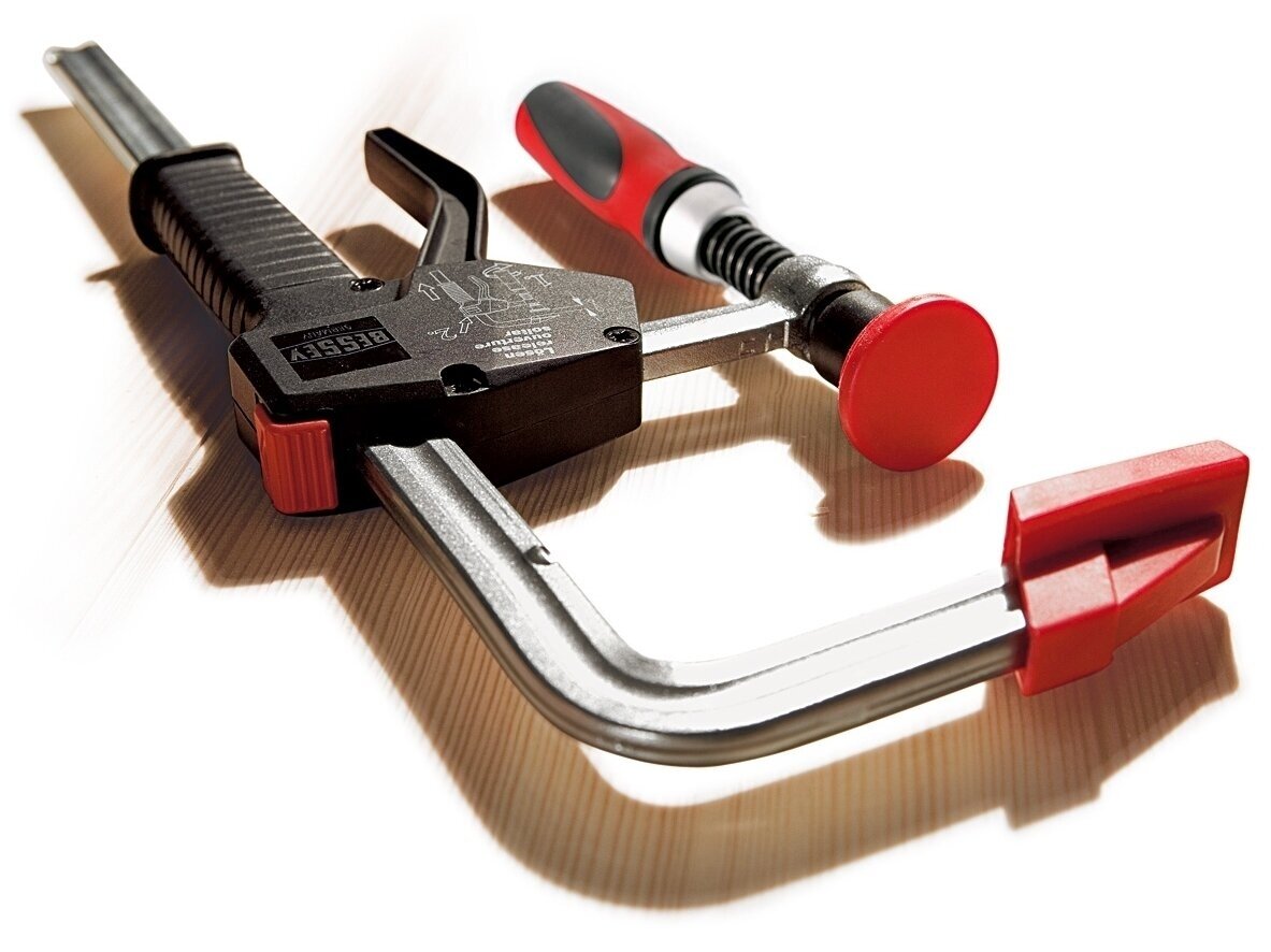 Bessey EHZ60-2K One-Handed Clamp with Plastic Handle, Max. Clamping Length 600 mm 1 Bessey EHZ60-2K One-Handed Clamp with Plastic Handle, Max. Clamping Length 600 mm 1