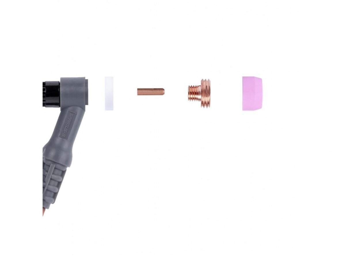 Набор керамики Spartus TIG 9/20 #7, электроды 2.4mm, короткая версия, L=15mm Набор керамики Spartus TIG 9/20 #7, электроды 2.4mm, короткая версия, L=15mm