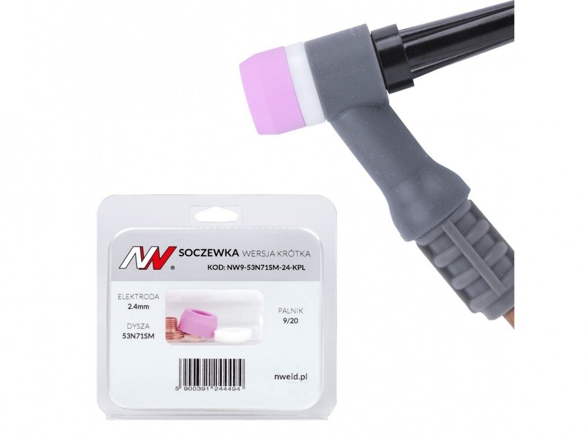 Spartus TIG Ceramic Set 9/20 #7, Electrodes 2.4mm, Short Version, L=15mm 1