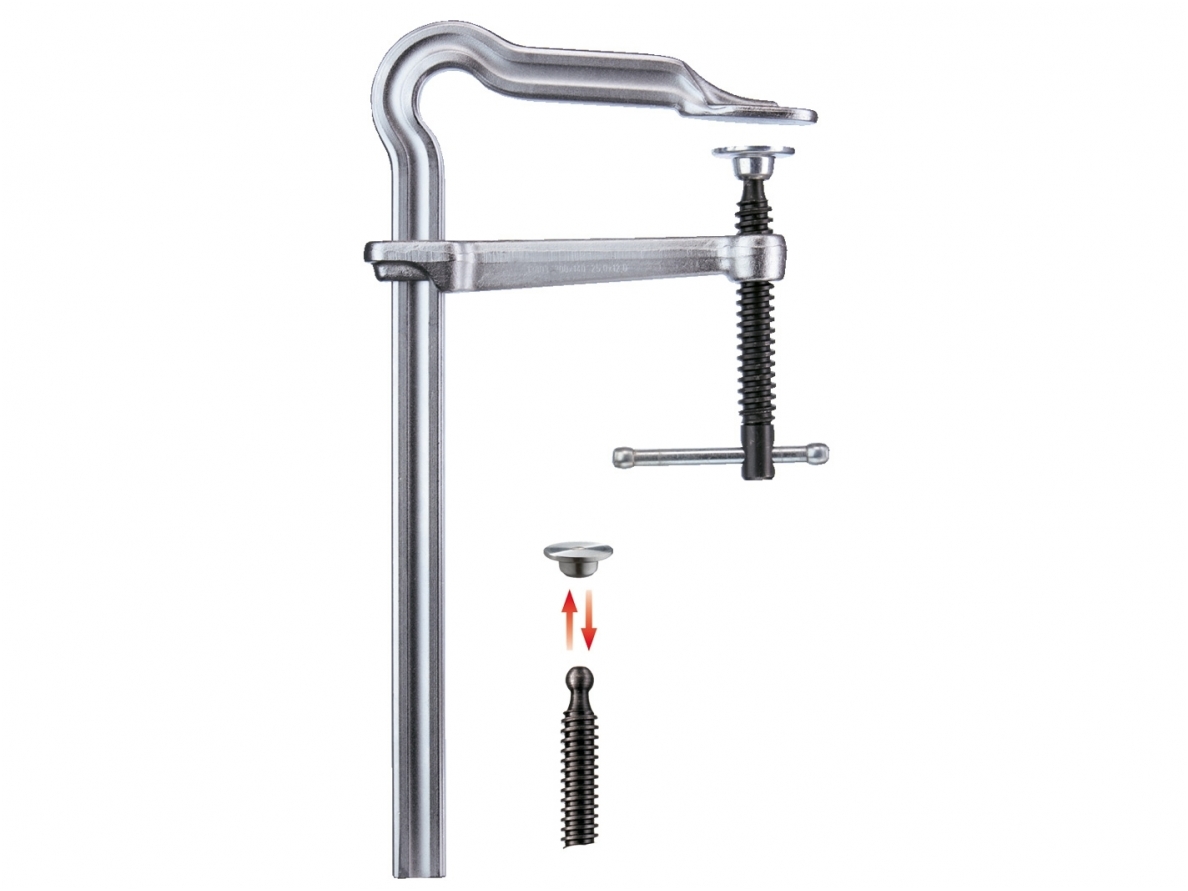 Bessey spaustuvas OMEGA GM20ZK su T-formos rankena, maks. spaudimo ilgis 200 mm 1 Bessey spaustuvas OMEGA GM20ZK su T-formos rankena, maks. spaudimo ilgis 200 mm 1