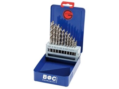 Spiral Drill Bit Set DIN 338 HSS-G BOHRCRAFT (36 pcs.) Spiral Drill Bit Set DIN 338 HSS-G BOHRCRAFT (36 pcs.)