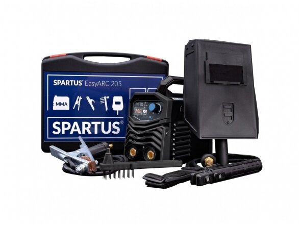 SPARTUS EasyARC 205E MMA Elektrodinis suvirinimo aparatas, 200A, 230V 1 SPARTUS EasyARC 205E MMA Elektrodinis suvirinimo aparatas, 200A, 230V 1