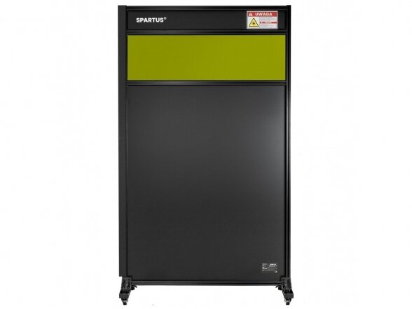 Spartus panelė 1100x2000 su apžiūros langeliu ir jungtimi lazerinių stočių įrengimui Spartus panelė 1100x2000 su apžiūros langeliu ir jungtimi lazerinių stočių įrengimui
