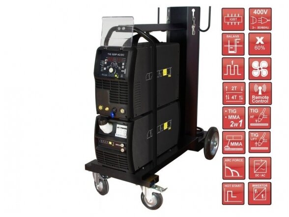 Spartus ProTIG 320PW AC/DC suvirinimo aparatas, 320A, 400V Spartus ProTIG 320PW AC/DC suvirinimo aparatas, 320A, 400V
