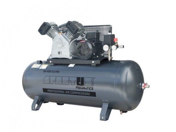Поршневой компрессор Spartus SP 420-2.2/200, 200л, 230/400V Поршневой компрессор Spartus SP 420-2.2/200, 200л, 230/400V