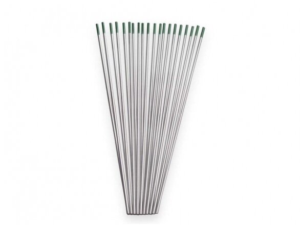 Spartus tungsten electrode (WP green), 175mm Spartus tungsten electrode (WP green), 175mm