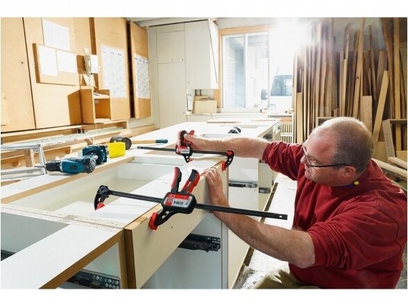 Bessey Clamp for One-Handed Work EZS30-8, Clamping Length 300 mm 7