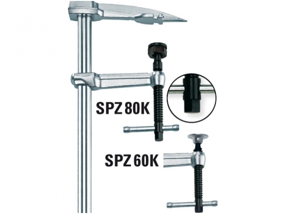 Bessey spaustuvas gegnėms ir sijoms SPZ60K, maks. spaudimo ilgis 600 mm 2 Bessey spaustuvas gegnėms ir sijoms SPZ60K, maks. spaudimo ilgis 600 mm 2